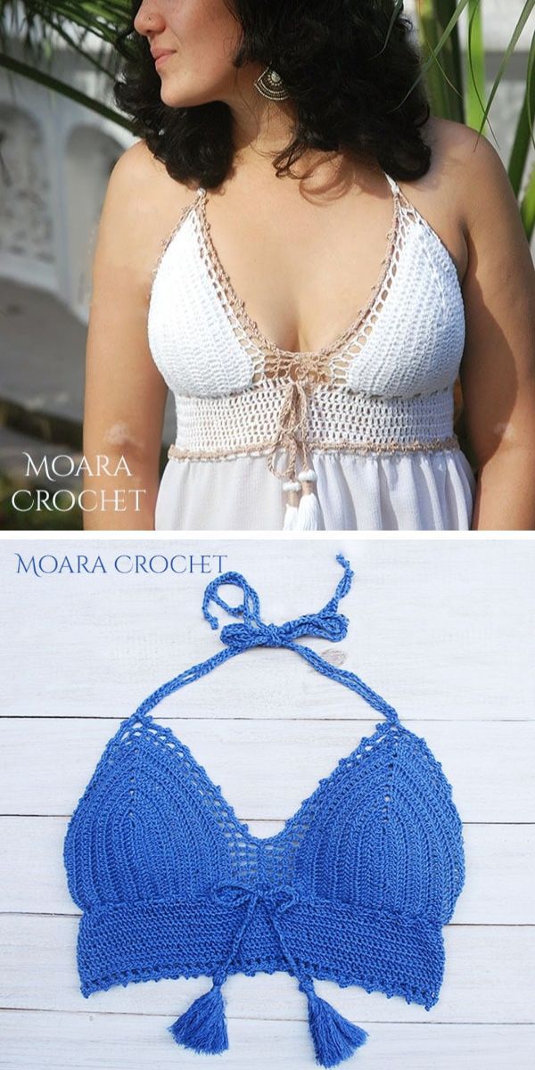 crochet crop top turned into dress