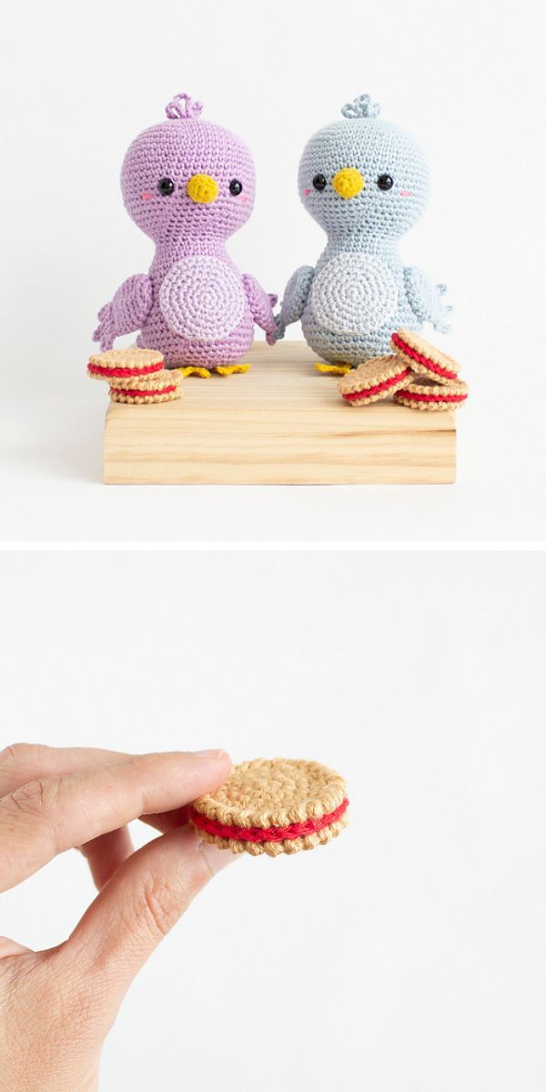 two little birds crochet amigurumi