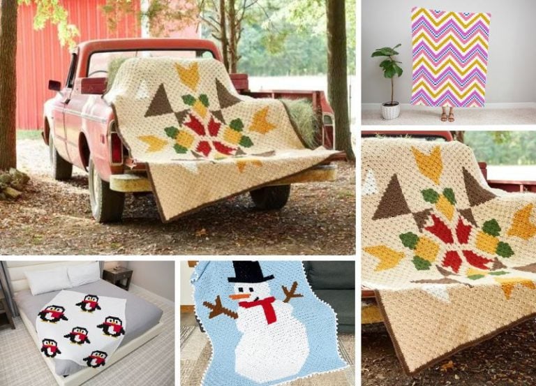 Corner-to-Corner Crochet Blanket Ideas with Free Patterns