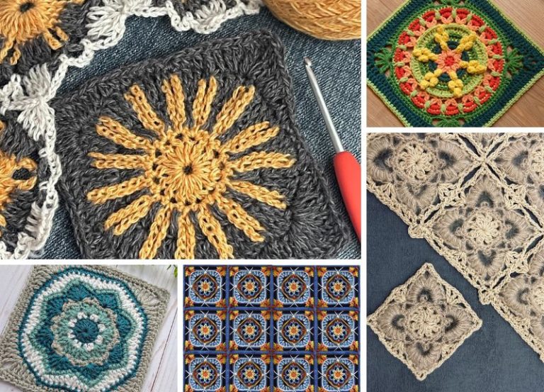 Modern Crochet Squares and Blocks for the Stunning Projects