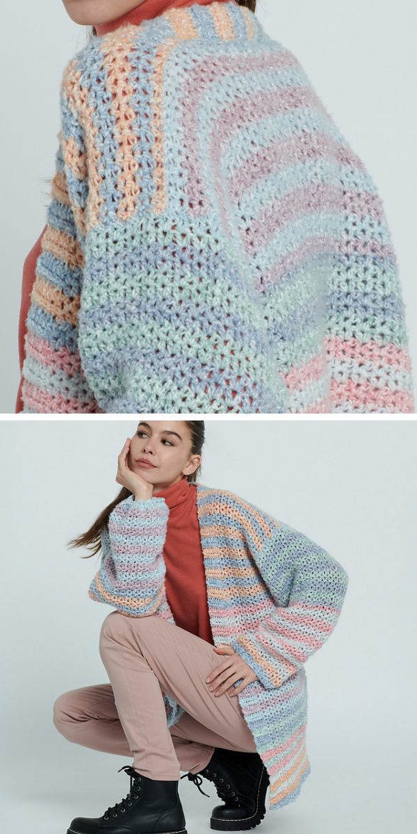 Ravelry: Relaxed Cardigan pattern by Yarnspirations Design Studio