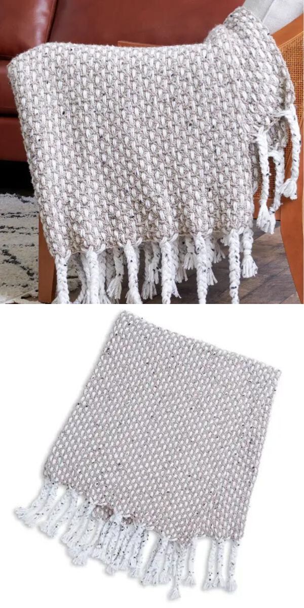 Matilda Afghan & Pillow, free chunky crochet blanket and cushion pattern -  TL Yarn Crafts