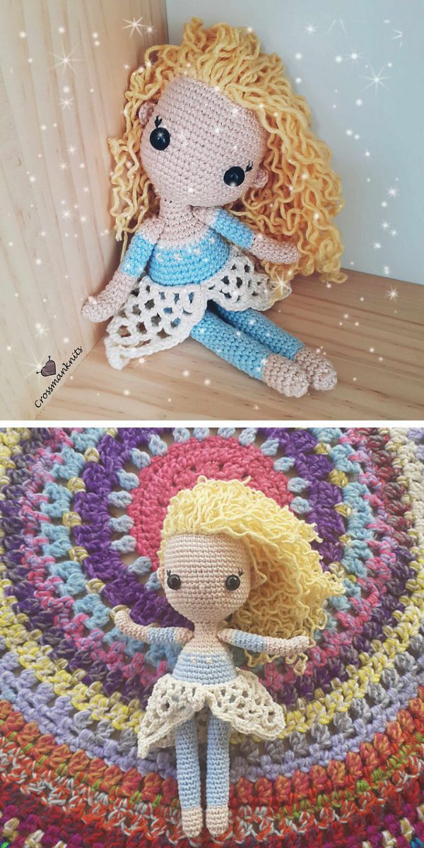 Low Sew English PDF Crochet Pattern Plush Wishing Star Squishy Instant  Download Amigurumi Doll English American Terms Wish Princess Asha (Download  Now) 