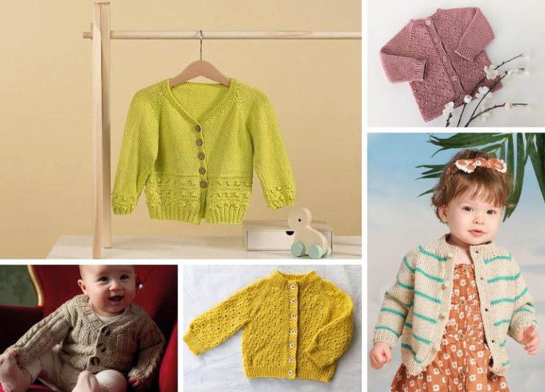 18 Sweet And Cozy Baby Knit Cardigans