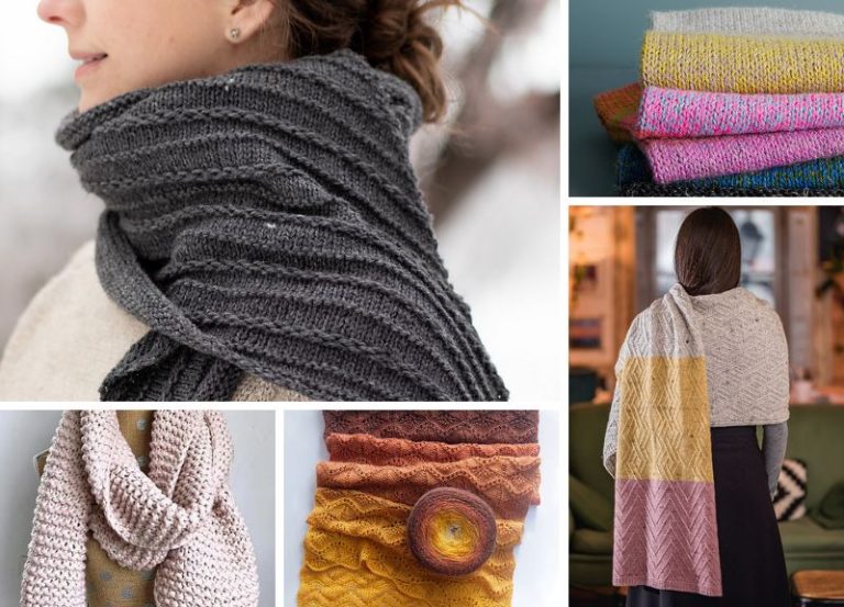 22 Elegant Knitted Scarves to Wear During Winter 2024