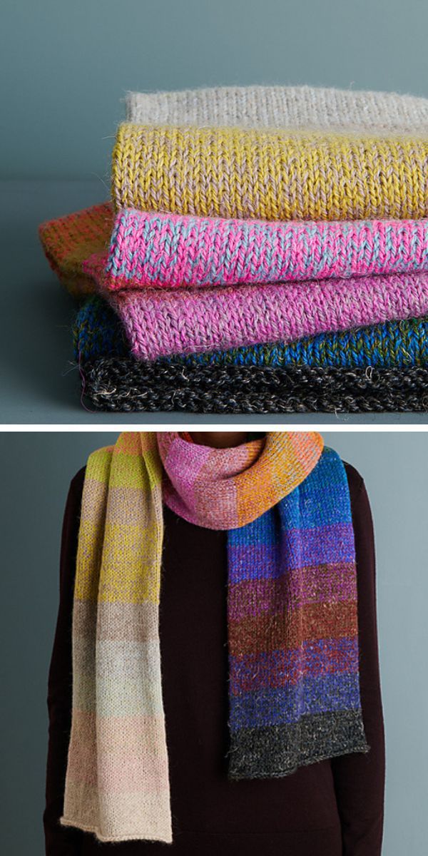 Joy of Color Scarf - Purl Soho, Beautiful Yarn For Beautiful KnittingPurl  Soho