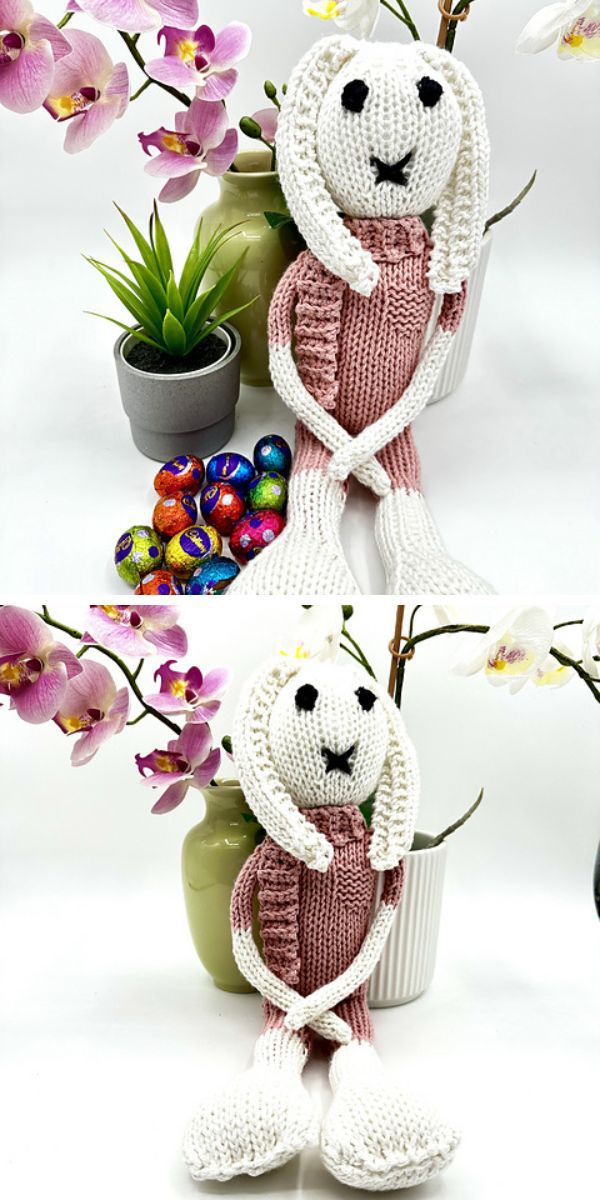 Free Easter bunny amigurumi pattern.