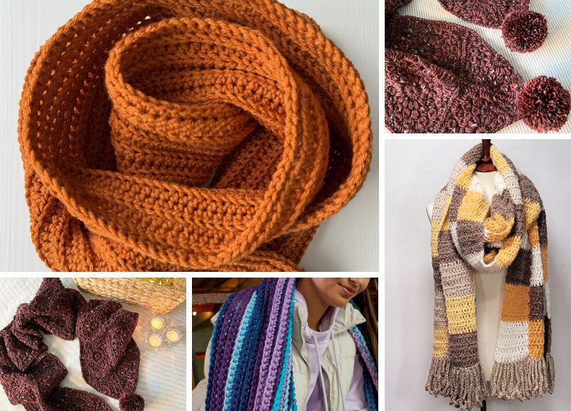 Winter's Edge - Chunky Crochet Scarf - A Crocheted Simplicity