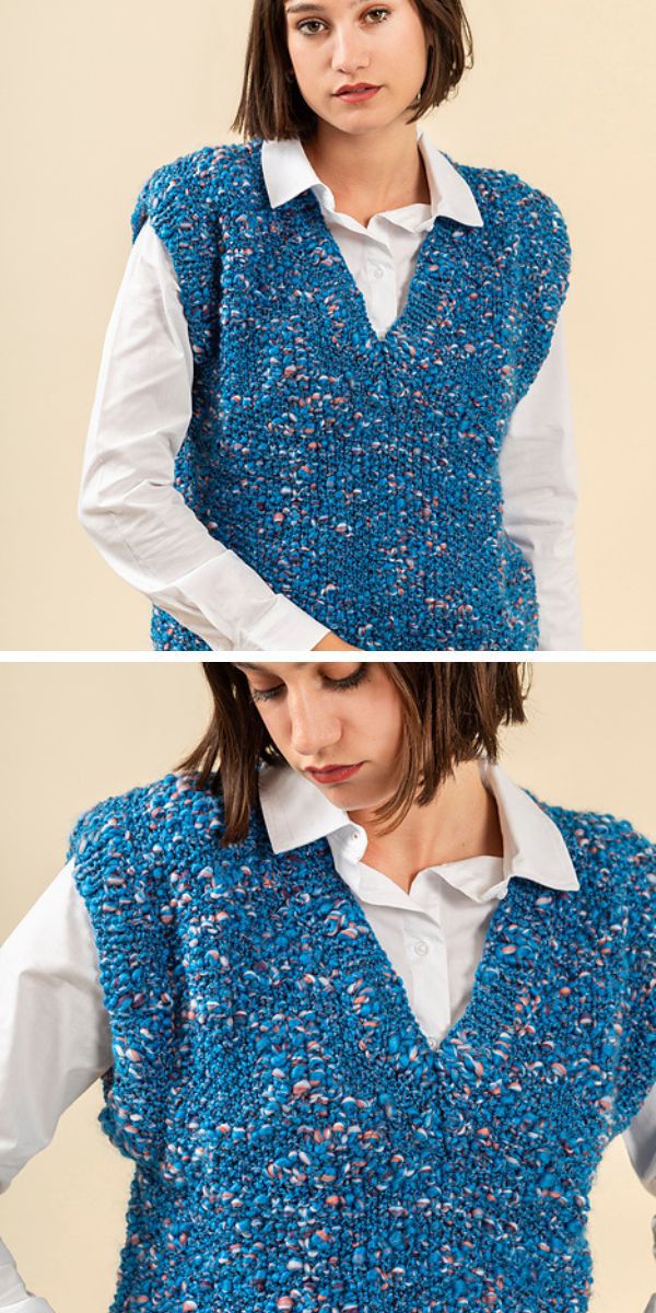 22 Modern Knitted Vests – Free Patterns