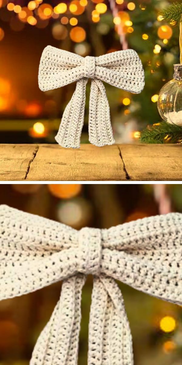 Knitted Ribbon Collars, Ribbon Winter Pattern, Check Winter Ribbon