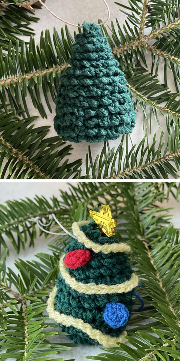 Festive Crochet Christmas Tree Ornaments Patterns for Free