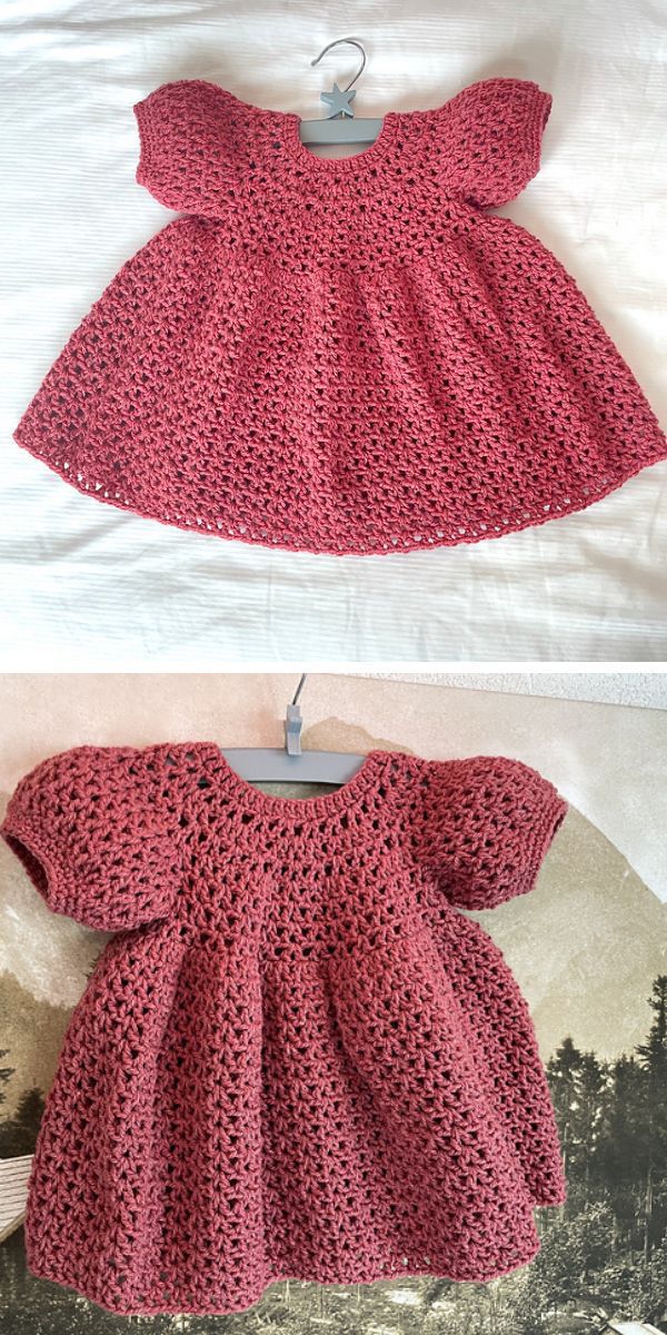 Crochet Baby Boho Sundress - Daisy Farm Crafts