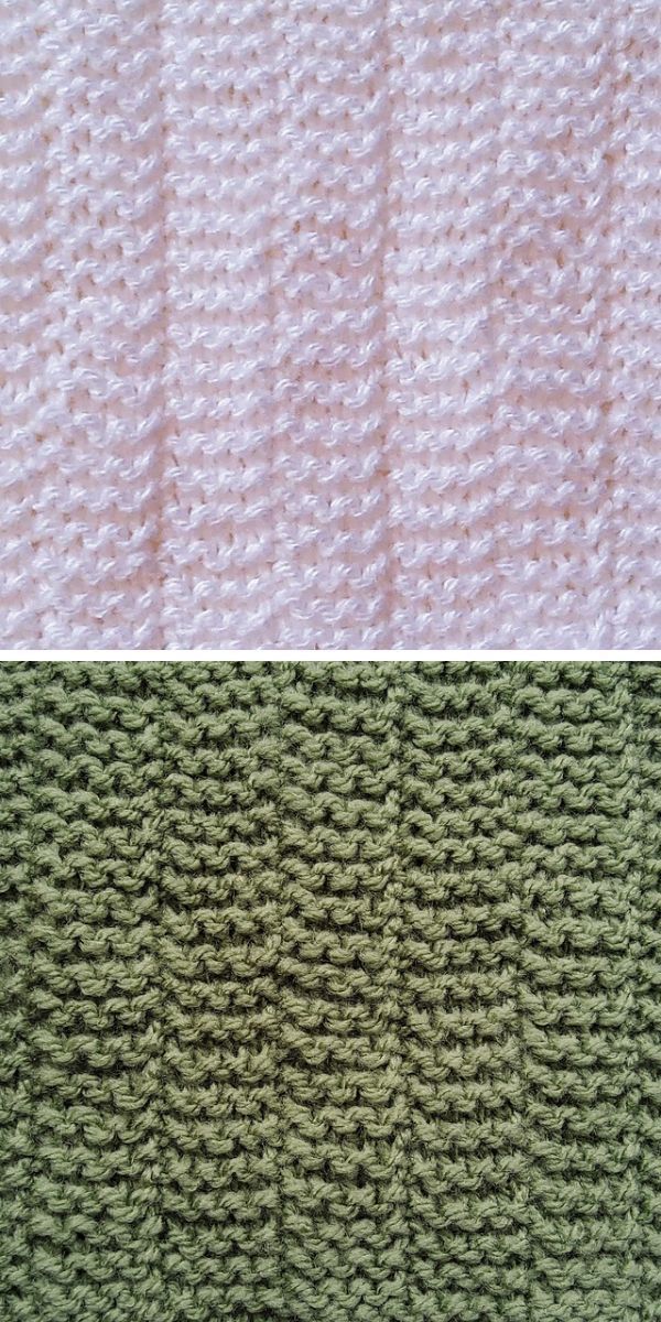 a beautiful knitted baby blanket