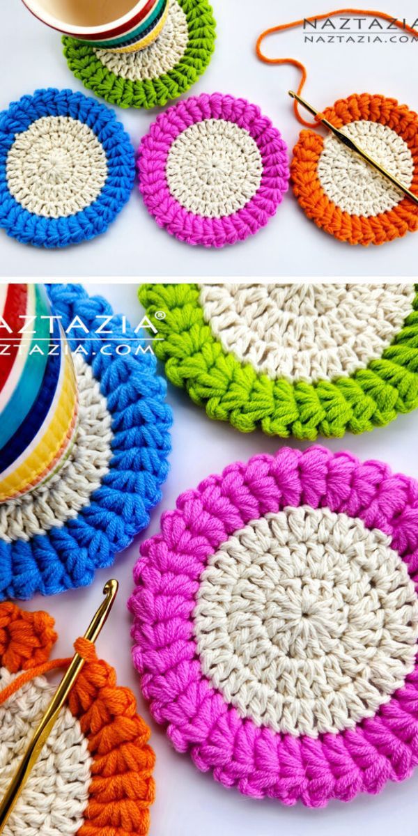 Modern Crochet Coaster Patterns for Gifting, Self-Using & Fun