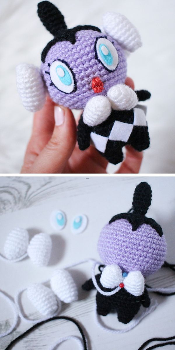 Gothita Pokemon crochet amigurumi