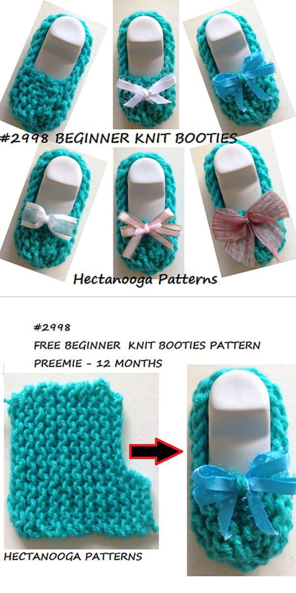 a simple crochet baby booties