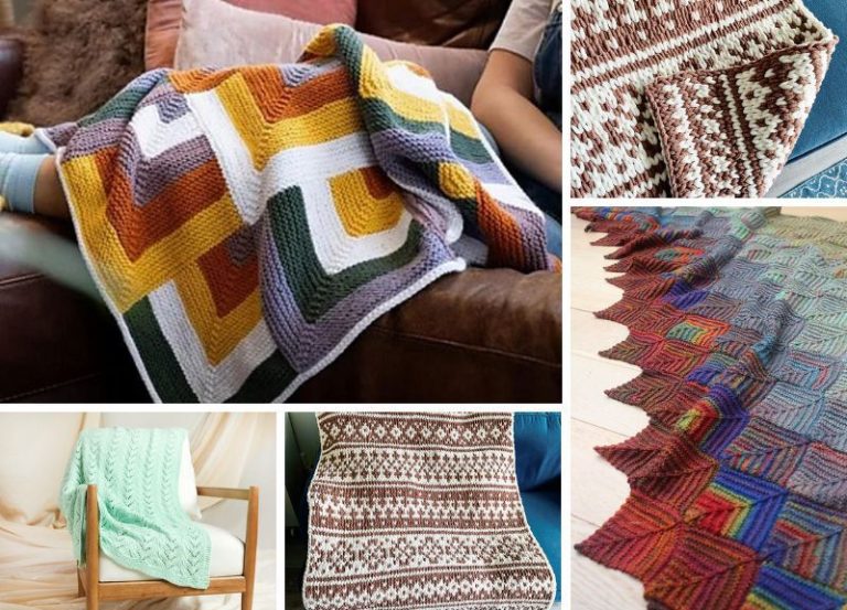 easy knitted blanket patterns