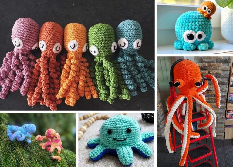 Cute and Friendly Octopus Free Crochet Patterns