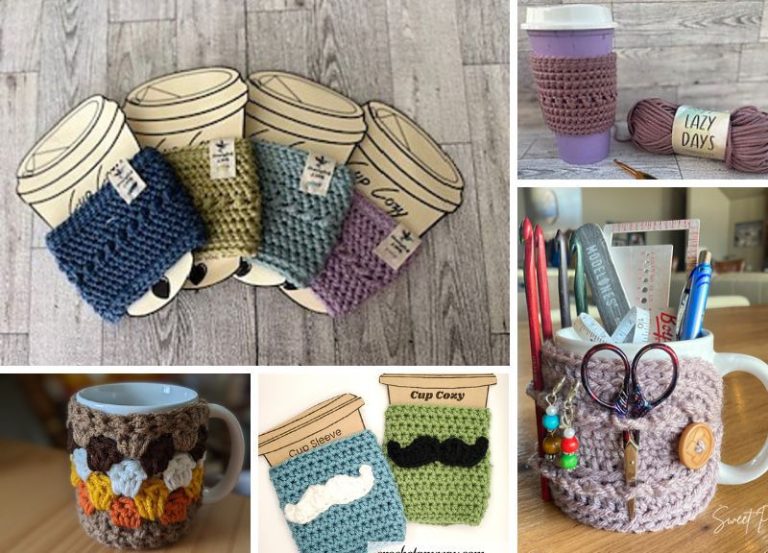 great crochet cup cozies