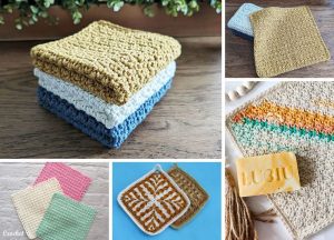 beautiful crochet dishcloths