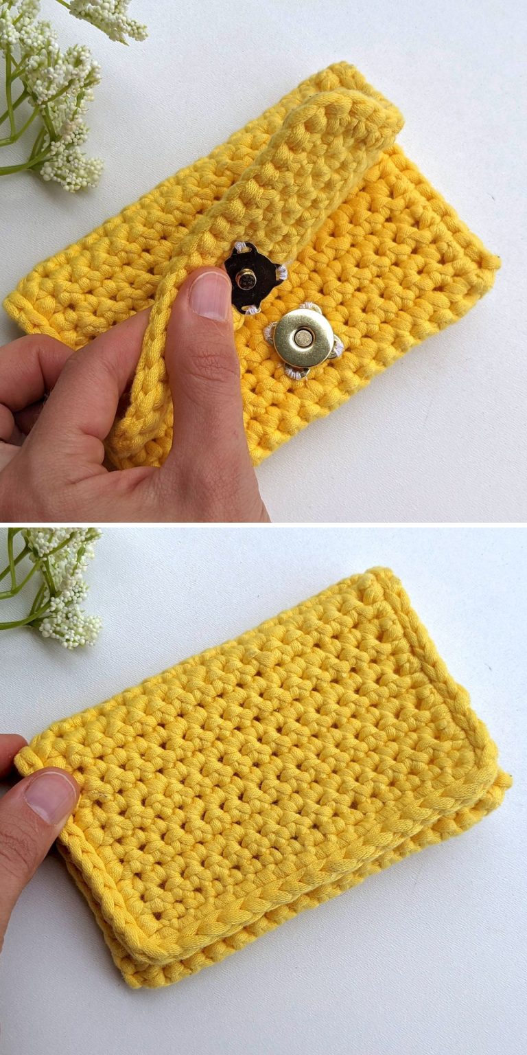 13 Free Crochet Wallet Patterns for Cute Trendy Handmade Gifts