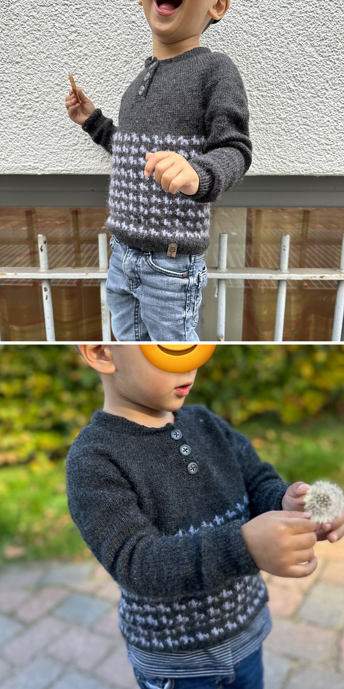 a stylish knit pullover for boys 