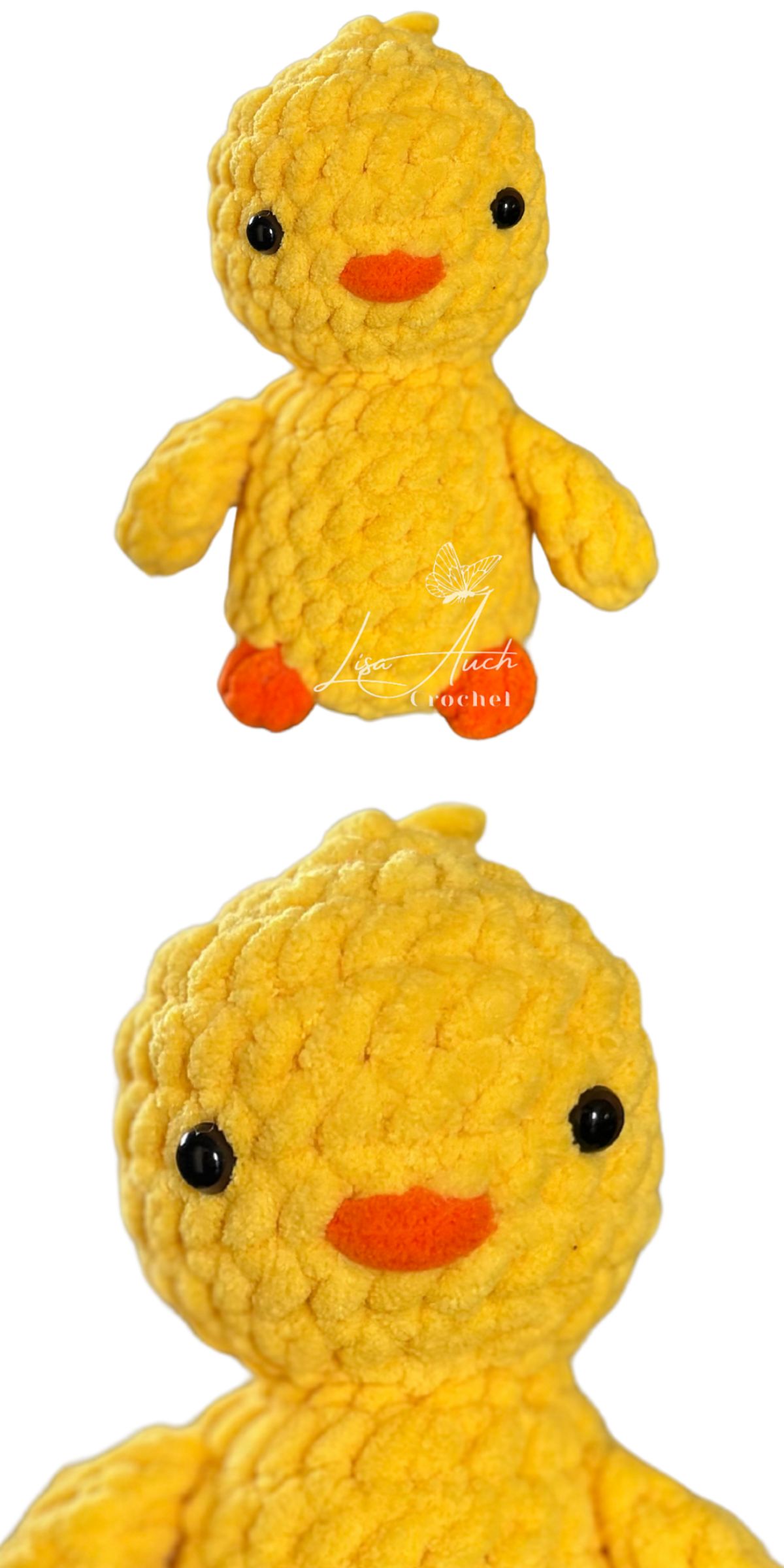 a tiny chick amigurumi