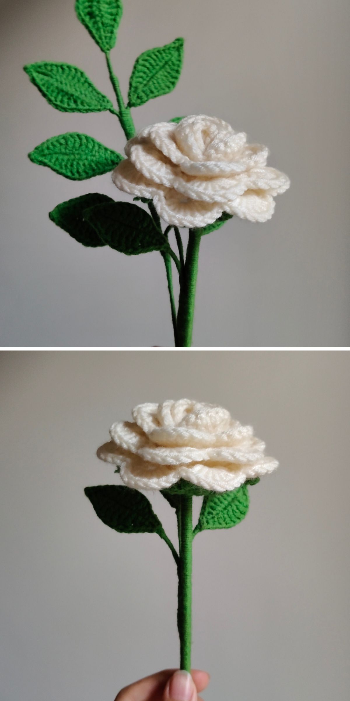 a beautiful handmade rose flower