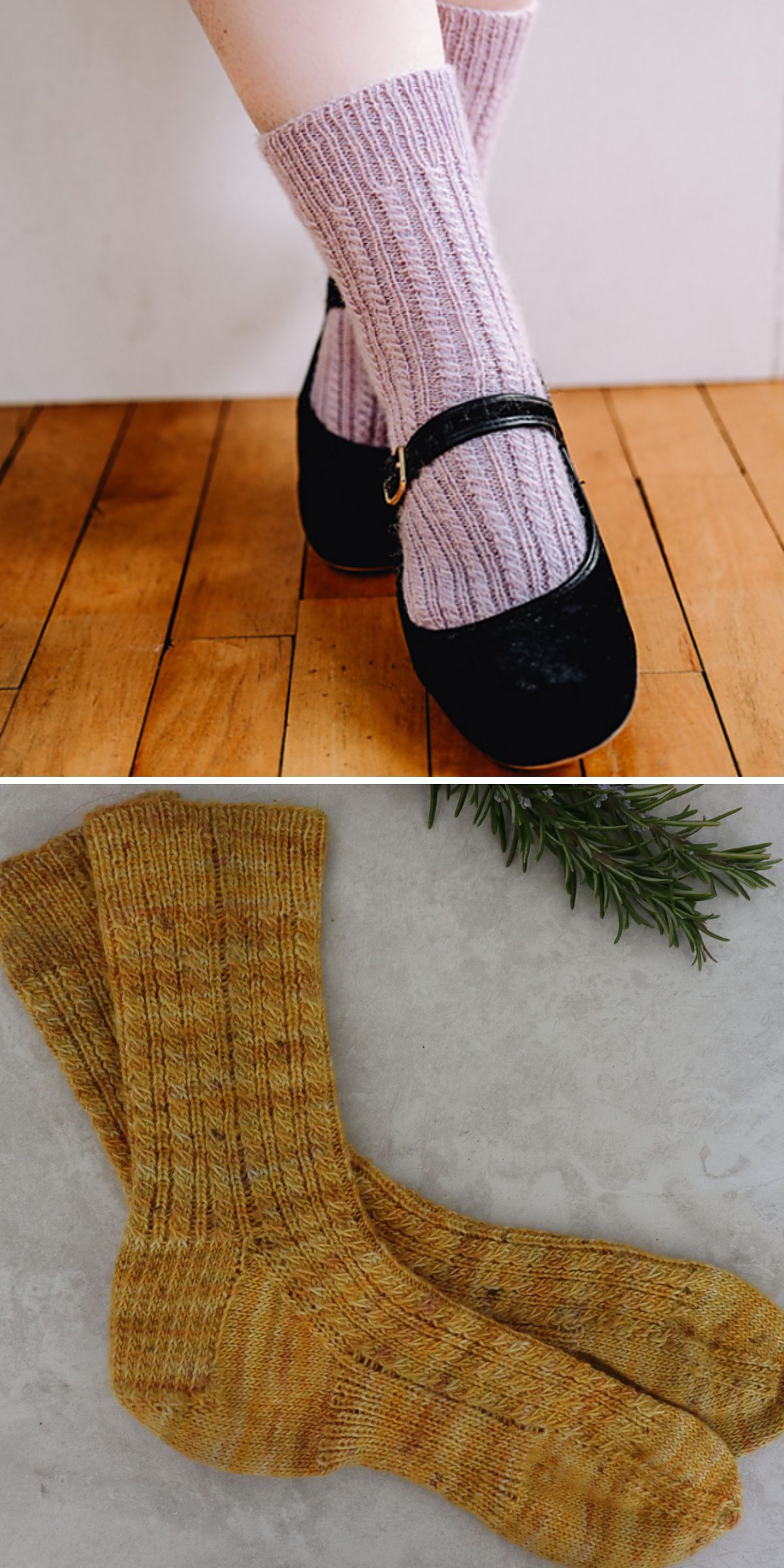 elegant handmade socks