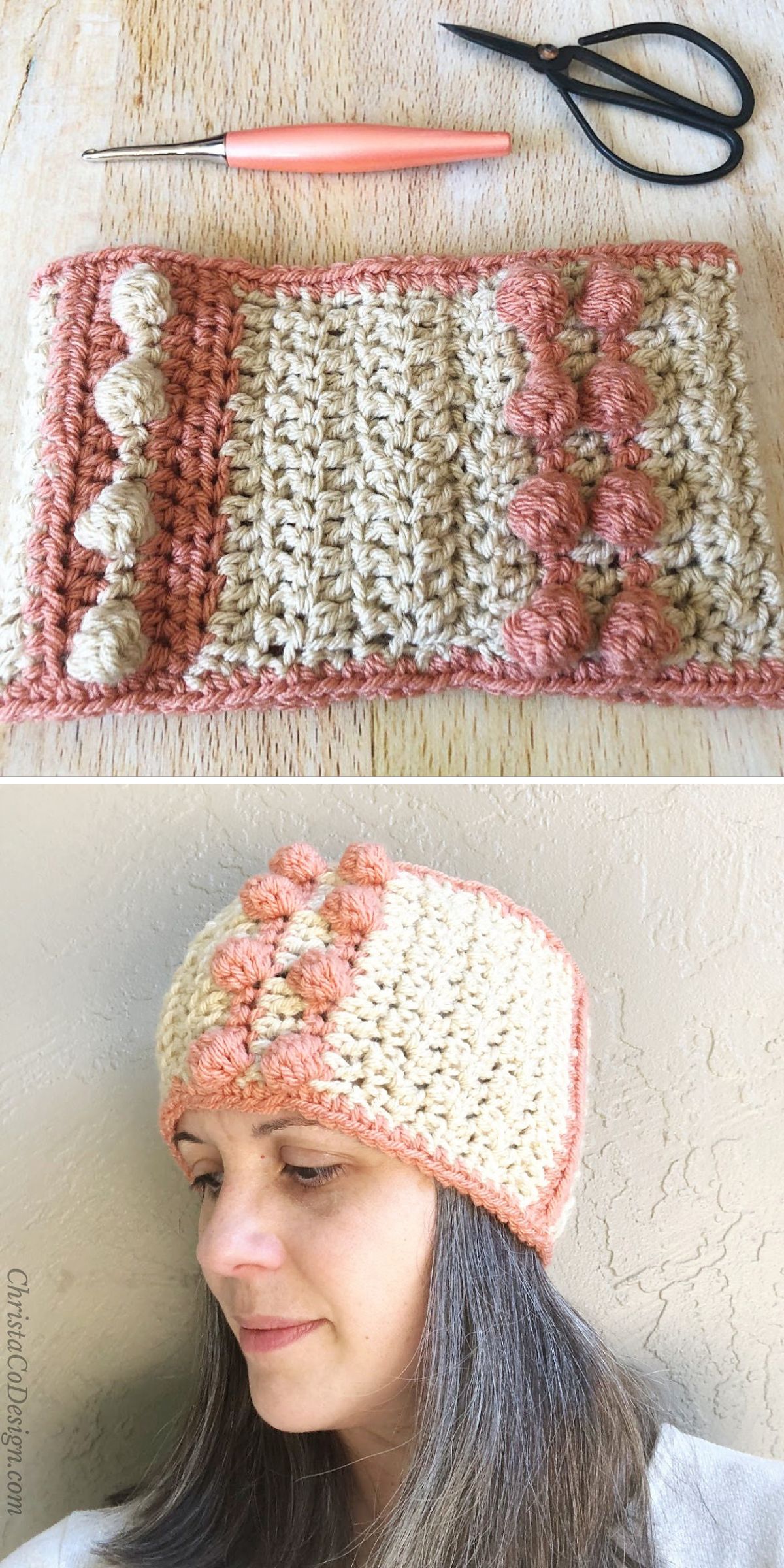 a cozy handmade headband