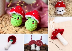 crochet mushroom amigurumi