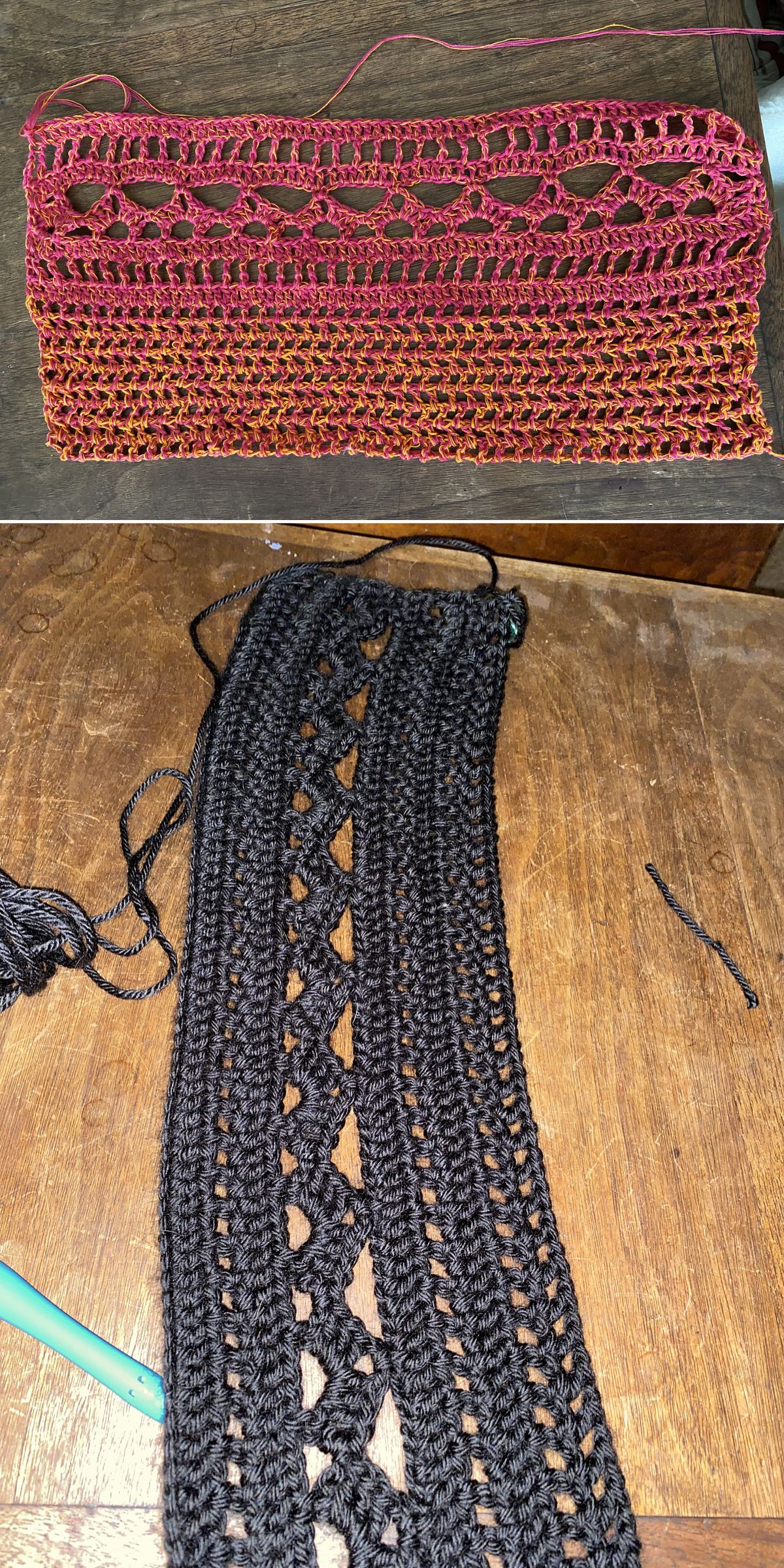 a beautiful crochet lacy stitch