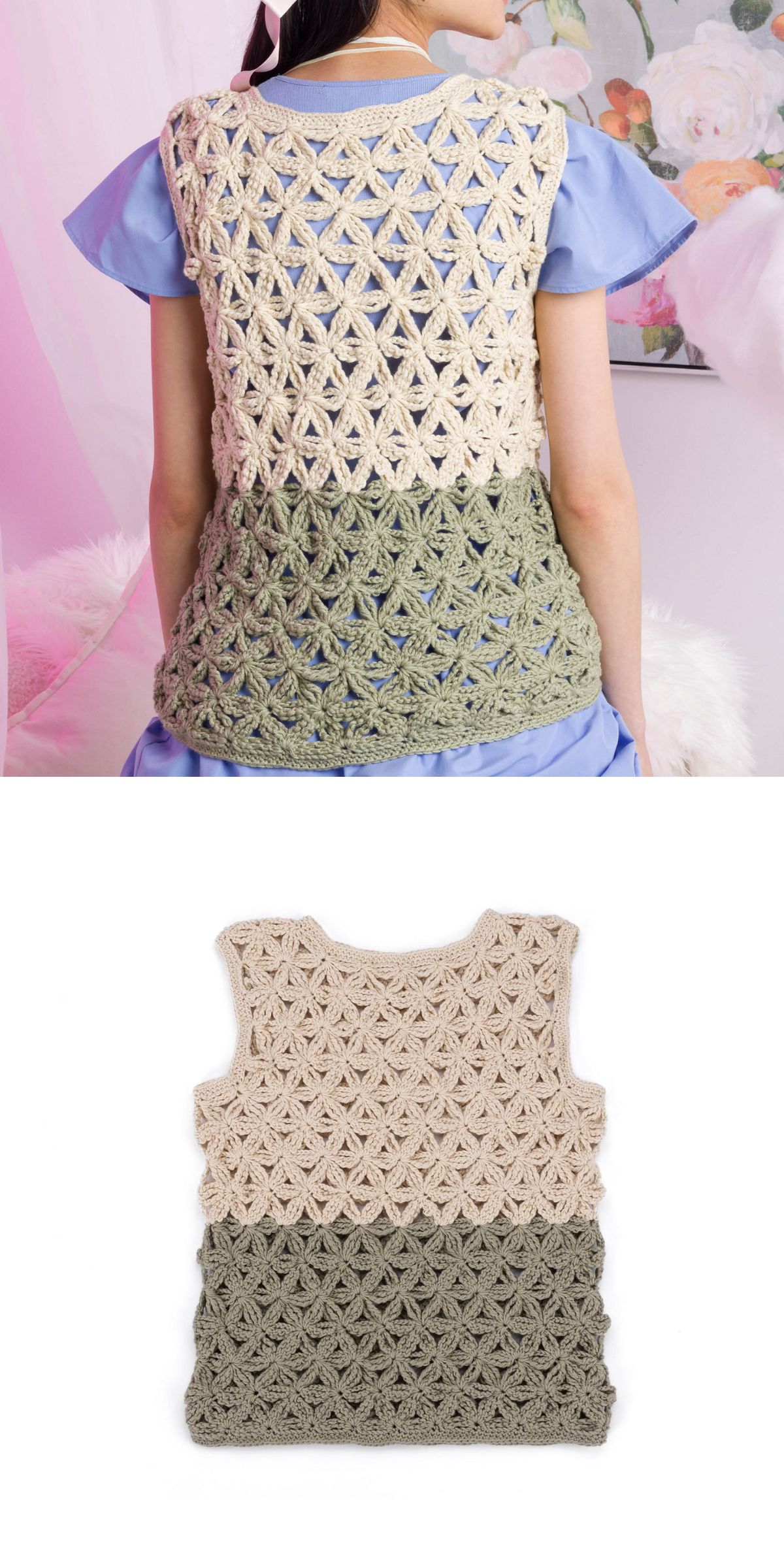 a stunning crochet top