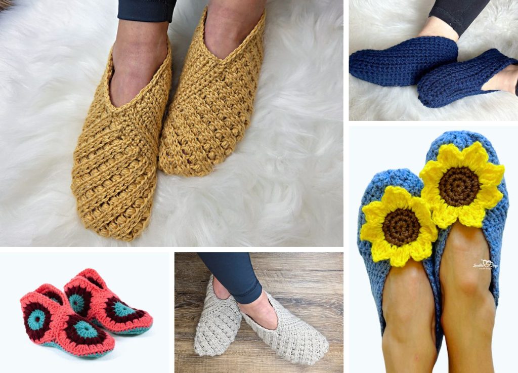 13 Free Crochet Slipper Patterns for Cozy Feet at Home